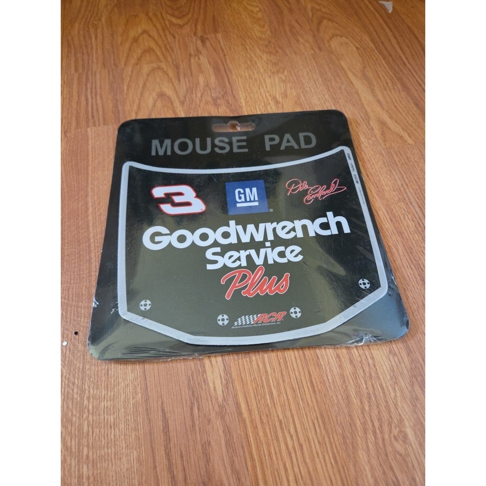 Dale Earnhardt Mouse Pad Car #3 GM Goodwrench Service Office Computer NASCAR NWT